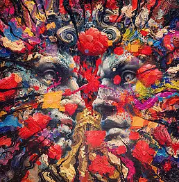Mikołaj Jackiewicz, Aspetto, Dipinto acrilico - tela, 90 x 90