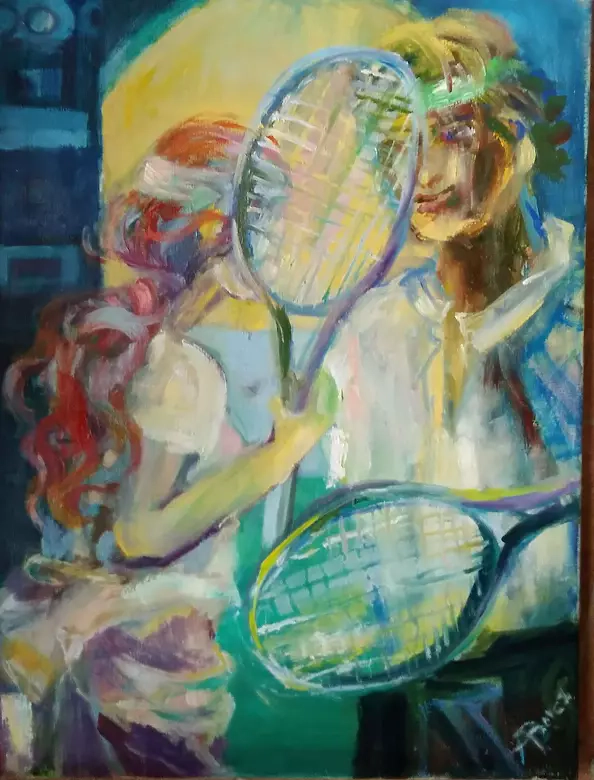 Anna Borcz - Spojrzenie na korcie tenisowym