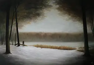 Marta Wideńska, Composure , Oil painting - canvas, 100 x 70