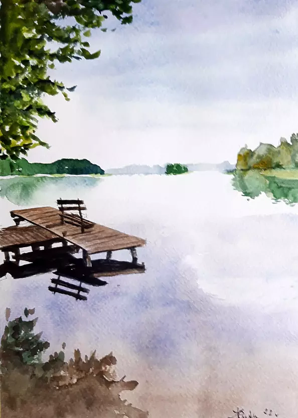 Zdzisław Rutkowski - Spokój na J.Studzieniczne k.Augustowa