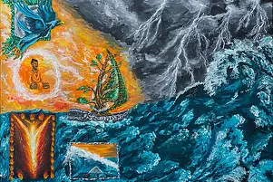 Krzysztof Szwajca - A calm day on the stormy sea