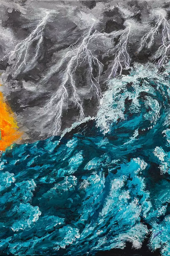 Krzysztof Szwajca - Spokojny dzień na burzliwym morzu