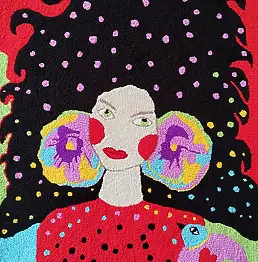 Ola Aleksandrowicz, Spotkanie , Inne - płótno, 60 x 80