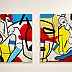Marcin Gregorczuk, Spring / Summer (Dyptyk), Obraz akrylowy - płótno, 300 x 200
