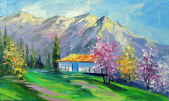 Olha Darchuk - Spring in the mountains