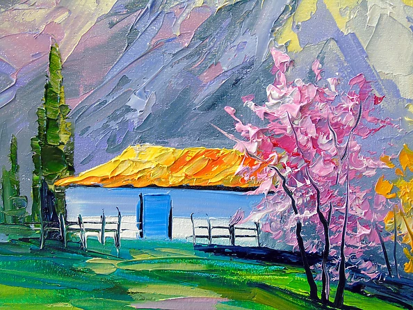Olha Darchuk - Spring in the mountains