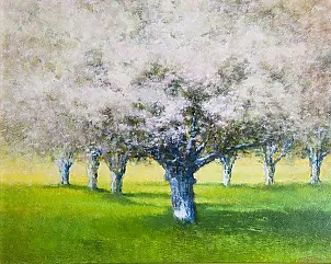 Tadeusz Gazda - Spring in the orchard