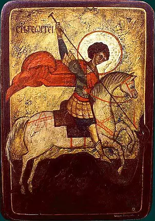 Tadeusz Zieliński - Icon - Saint George