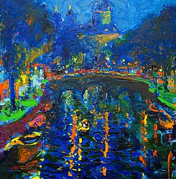 Andrey Chebotaru - St. Nicholas Cathedral at night