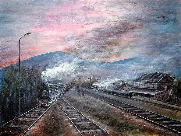 Janusz Gibas - Station Sucha Beskidzka or 6.05 to Zywiec