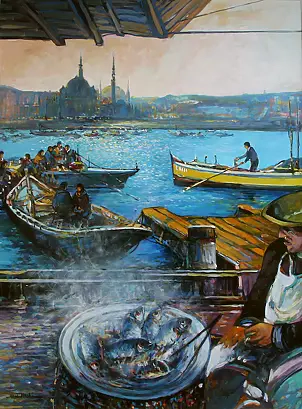 Piotr Rembieliński - Istanbul, Bosporus