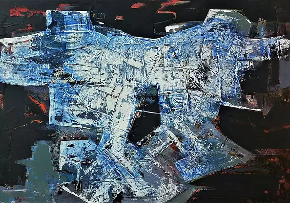 Piotr Kukla Qkla - "The state of weightlessness, or robot dance", 2018