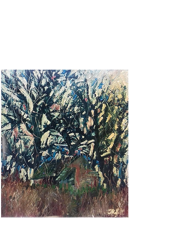 Rafał Jarosz - Old Barn and Trees