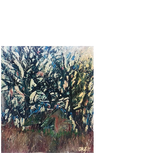 Rafał Jarosz - Old Barn and Trees