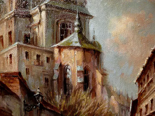 Maria Gruza - Old Warsaw, the church of Saint Anna