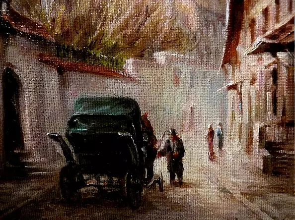 Maria Gruza - Old Warsaw, the church of Saint Anna