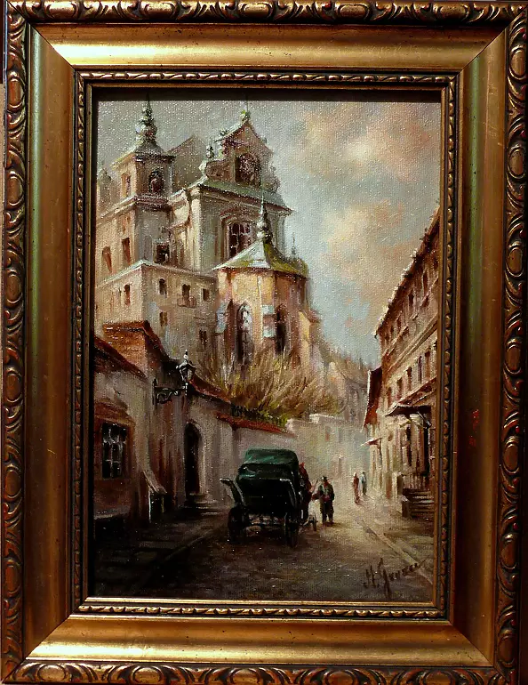 Maria Gruza - Old Warsaw, the church of Saint Anna