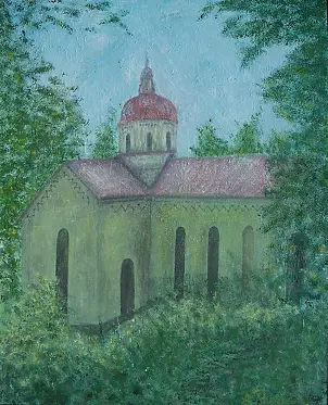 Antonina Radzięda - Stara cerkiew w Oleszycach