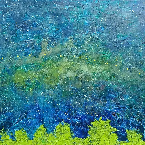 Tadeusz Jurga - Starlinki over the Noteć Valley, 2023