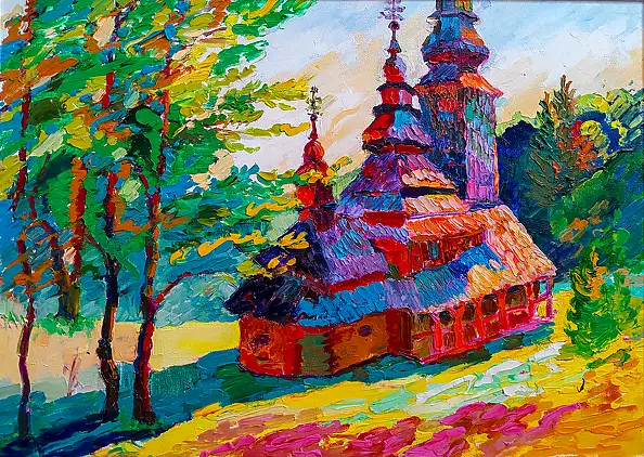 Anastasiia Kurkova - Ancienne église de Canora