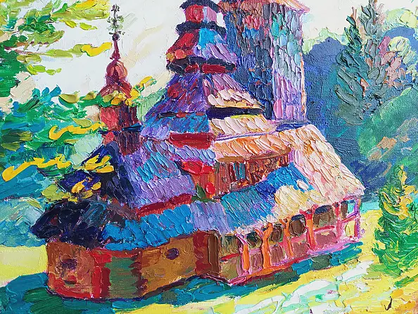 Anastasiia Kurkova - Ancienne église de Canora