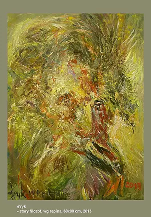 Eryk Maler - Old Philosopher by Repin