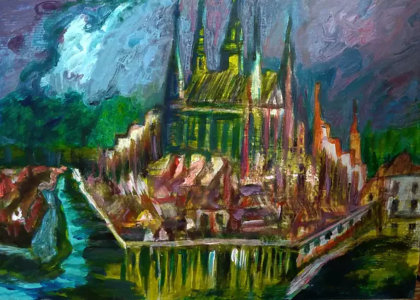 Marzena Salwowska - Old Frombork from a fairytale perspective