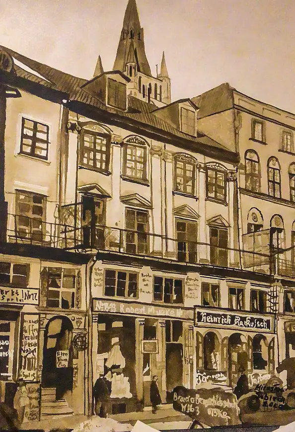 Mirosław Sobiech, Old Königsberg, Watercolors - paper, 30 x 40