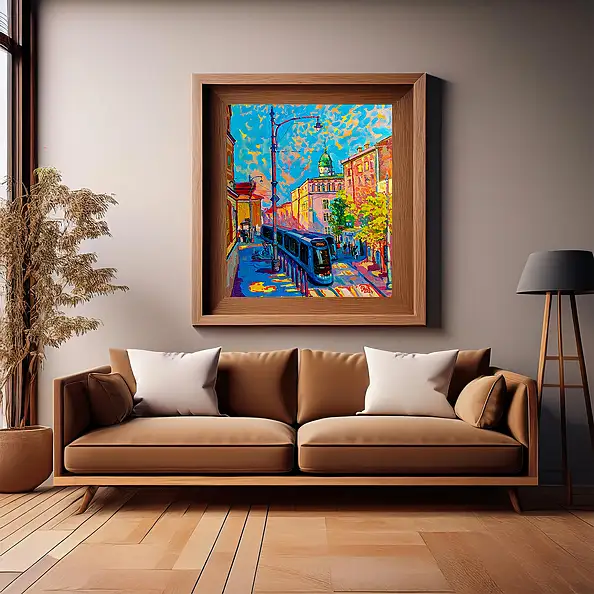 Anastasiia Kurkova, Stary Ratusz, Obraz olejny - płótno, 50 x 60