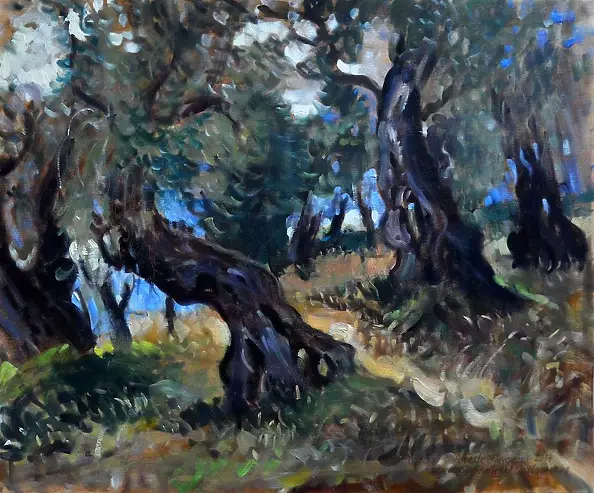 Dorota Goleniewska Szelągowska - Old olive grove on the Gargano