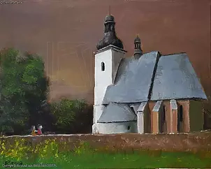 Krzysztof Iwin -  Stary kościół Świętego Marcina w Tarnowskich Górach-Starych Tarnowicach
