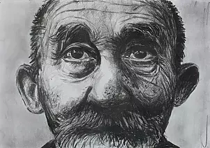 Agnieszka Kurlenda - The old pencil drawing