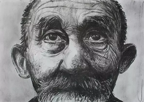 Agnieszka Kurlenda - The old pencil drawing