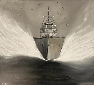 Mariusz Makuła - Ship in the fog