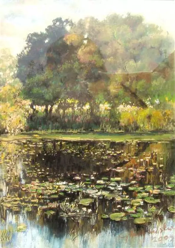 Grażyna Kulpińska - Pond - diptych part. 2
