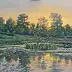 Wojciech Górecki - Pond at sunset