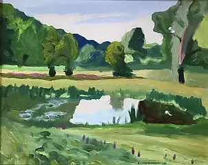 Paweł Cabanowski - Pond in Kębło