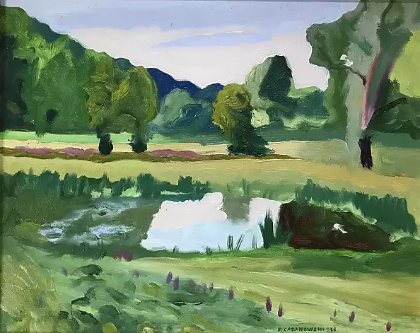 Paweł Cabanowski - Pond in Kębło