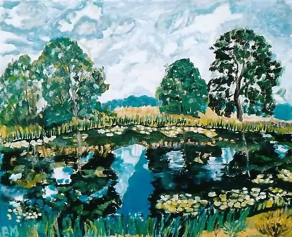 Barbara Michałowska - Pond in Osłów II