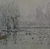 Wojciech Górecki - Der Teich im Nebel