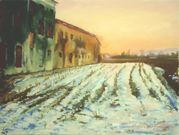 Eugenio Berti - Łodygi kukurydzy