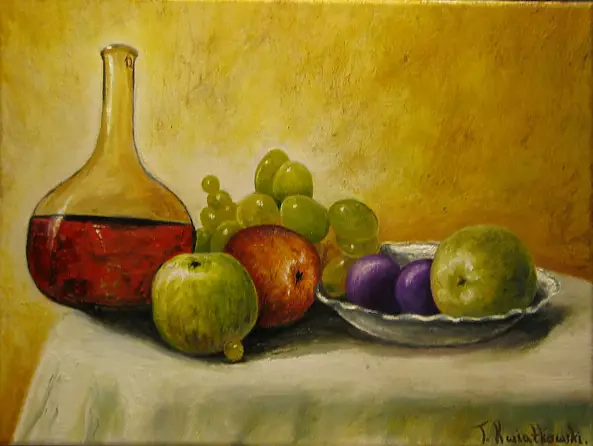Tomasz Jaxa Kwiatkowski -  Still Life with Fruits2