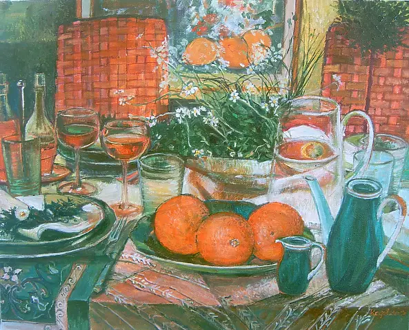 Katarzyna Kogutowicz - Dead Nature with Oranges