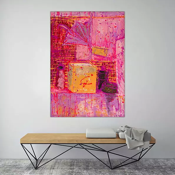 Pamela Rys - Still Life with a Yellow Box