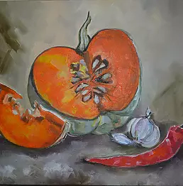 Radislava Zheliaskova -  Still life. Pumpkin
