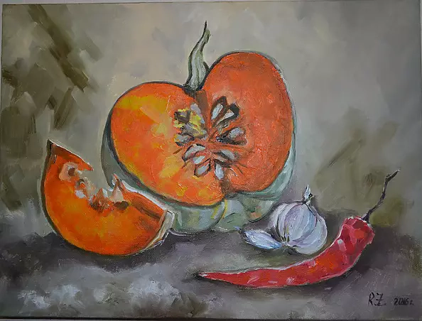 Radislava Zheliaskova - Still life. Pumpkin