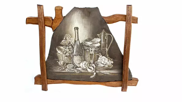 Andrii Svystun - Still Life with Fruits and Champagne