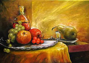   - Martwa natura  z owocami