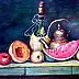 Giuseppe Sica - Still life with a bottle of wine