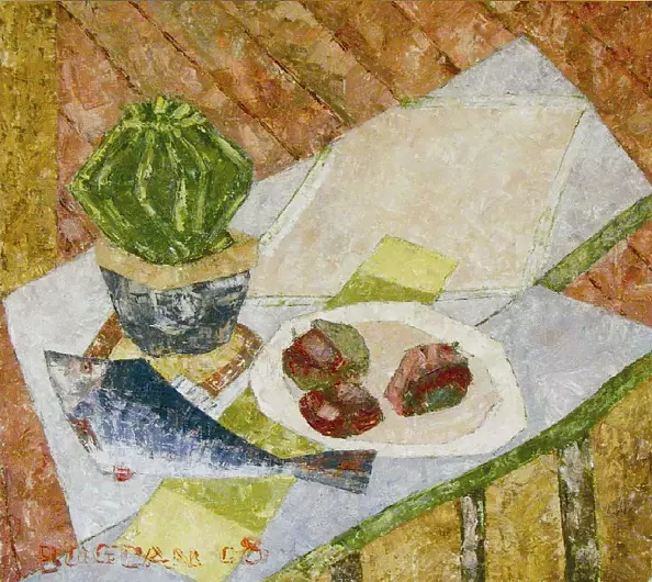 Piotr Bogdan - Still Life with cactus